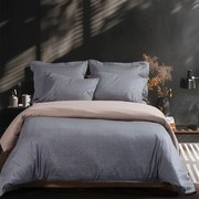 Σεντόνια Krambus (Σετ 4τμχ) Denim Nef-Nef Homeware Υπέρδιπλo 240x270cm 100% Βαμβακοσατέν
