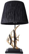 Φωτιστικό Επιτραπέζιο 687HMY2232 Φ33x59cm E27 40W Black-Gold Opviq