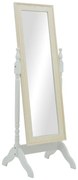 Intrahome Καθρέπτης Malone intrahome mdf σε λευκή αντικέ απόχρωση 55x50x160εκ | SKU: INTRAPA-198111123