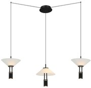 Κρεμαστό Φωτιστικό Οροφής 100cm LED 28W IP20 3000K Zambelis-23200-Μαύρο 23200