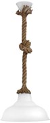 Φωτιστικό Οροφής Μονόφωτο Heronia Public 31-1172 Rope/White
