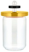 Βάζο Αποθήκευσης ES16/100 Y 1000ml Yellow-Multi Alessi Ξύλο,Γυαλί