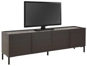 Έπιπλο τηλεόρασης Calliope pakoworld wenge-μαύρο μαρμάρου 180x44x57εκ