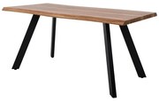 Τραπέζι Τραπεζαρίας Fylliana Φυσικό 160x80x75 εκ.