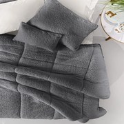 Κουβερτοπάπλωμα Mouton Anthracite Guy Laroche Υπέρδιπλo 220x240cm Πολυέστερ