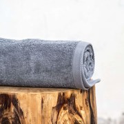 Πετσέτα Ξενοδοχείου Grey VAT Dyed 460gsm 100% Βαμβάκι Χεριών 30x50cm 100% Cotton