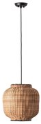 Φωτιστικό Οροφής Κρεμαστό Tupai 65134-77 E27 max 15W Black-Rattan Faro Barcelona