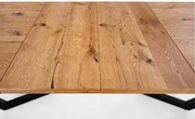 MASSIVE extension table, color: light oak / black DIOMMI V-PL-MASSIVE-ST