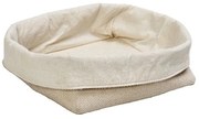 Καλάθι Ψωμιού AMN112 13x12x9cm Beige Espiel Βαμβάκι,Jute