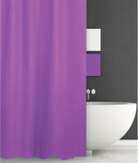 Κουρτίνα Μπάνιου (180x200) Με Κρίκους San Lorentzo Solid Purple