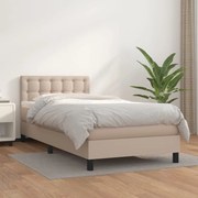 ΚΡΕΒΑΤΙ BOXSPRING ΜΕ ΣΤΡΩΜΑ ΚΑΠΟΥΤΣΙΝΟ 90X190ΕΚ.ΑΠΟ ΣΥΝΘ. ΔΕΡΜΑ 3141100