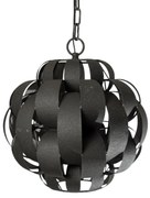 Φωτιστικό Οροφής Μεταλλικό Μαύρο 42x42x44εκ. Zen Collection 25.16.51591