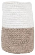 Καλάθι Cestino 224 (10X10X20) Beige-White Kentia 100% Βαμβάκι