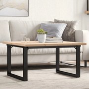 vidaXL Τραπεζάκι Σαλονιού Πλαίσιο Ο Μασίφ Πεύκο/Ατσάλι