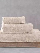 ΣΕΤ ΠΕΤΣΕΤΕΣ 100% ΒΑΜΒΑΚΙ ΖΑΚΑΡ 500gsm RYTHMOS SIENNA 30X50, 50X90, 70X140 ΜΠΕΖ