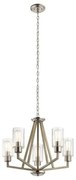 Πολυέλαιος Κρεμαστό Φωτιστικό 5xE27 Deryn Elstead Lighting-KL-DERYN5-DAG-Γκρι KL-DERYN5-DAG