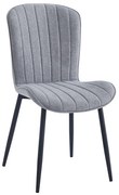 Καρέκλα Kelly ΕΜ7915,1 46x58x85cm Black-Grey