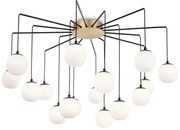Φωτιστικό Οροφής Rhapsody 236964 95x54/57,5cm 16xG9 15W Black Ideal Lux