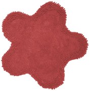 Ταπέτο Μπάνιου Μαργαρίτα Red Viopros 50 x 50cm 100% Βαμβάκι