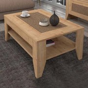 Τραπεζάκι σαλονιού Madura Megapap χρώμα sapphire oak 90x60x40εκ.