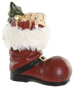 Χριστουγεννιάτικο Στολίδι Home ESPRIT Λευκό Κόκκινο Πράσινο Χρυσό Μπότα 29 X 16,5 X 33,5 CM