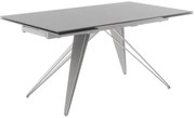 Bali Καρεκλα Relax Μαύρη + Υποπόδιο 83x86x102 cm