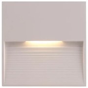 Φωτιστικό Απλίκα IP65 L12xW1,2xH12cm Led 3w 3000K 75lm 220-240V, 50/60Hz Λευκό Πλαστικό Eurolamp Plus 145-52101