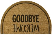 Πατάκι Εισόδου Coco Gold 920 Welcome Goodbye 40X60cm Beige-Black Sdim 40Χ60