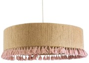 Φωτιστικό Οροφής Κρεμαστό Puertorico 02097 Boho 3xE27 IP20 80x27cm Beige-Pink GloboStar