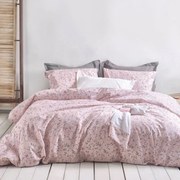 Σεντόνια Carlin (Σετ 3τμχ) Pink Ρυθμός Ημίδιπλο 160x260cm 100% Βαμβάκι