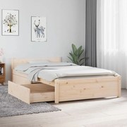 vidaXL Πλαίσιο Κρεβατιού με Συρτάρια 90 x 190 εκ Single