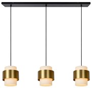 Φωτιστικό Κρεμαστό Lucide 45497-03-02 FIRMIN Χρυσό Χρώμα (Gold Coloured)|Λευκό (White)