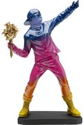 Διακοσμητικό Figurine Street Art Bouquet Rain Πολυρεσίνη Πολύχρωμο 25x15x40.5εκ. - Πολύχρωμο
