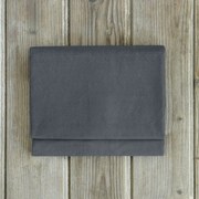 Σεντόνι Unicolors Midnight Grey Nima Μονό 160x260cm 100% Cotton