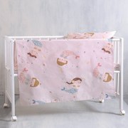 Πάπλωμα Βρεφικό Zizel Pink Ρυθμός 110x150cm 100% Cotton