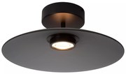 Φωτιστικό Οροφής Lucide 25117-10-65 MENGA Φυμέ (Smoke)|Μαύρο Ματ (Black Mat) 2700 K