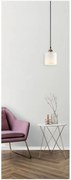 SE21-BR-10-SH1  MAGNUM BRONZE White Shade Pendant+