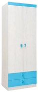MATIS Ντουλάπα δίφυλλη O2V2F Numero Μπλε Matis584919