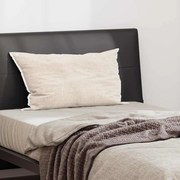 vidaXL Μαξιλάρι με μαξιλάρι Λευκό 40 x 80 cm Βαμβάκι