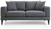 Καναπές Διθέσιος Nordic 560ARE1504 180x90x85cm Dark Grey