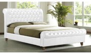 Κρεβάτι διπλό Harmony 160x200 PU Άσπρο