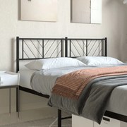 Κεφαλάρι Μαύρο 140 εκ. Μεταλλικό 372212