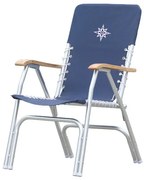 Αναδιπλούμενη καρέκλα Deck από ανοδιωμένο αλουμίνιο FOUR-14802