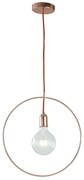 Φωτιστικό Οροφής Frida I-FRIDA/S40 1xE27 Φ40cm 120cm Gold-Pink Luce Ambiente Design Μέταλλο