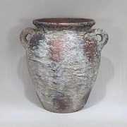 Πιθάρι Τσιμεντένιο 752-18059 24.5x21x24.5cm Grey-Brown Estheti Home Cement