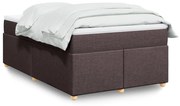 ΚΡΕΒΑΤΙ BOXSPRING ΜΕ ΣΤΡΩΜΑ ΣΚΟΥΡΟ ΚΑΦΕ 120X200 ΕΚ. ΥΦΑΣΜΑΤΙΝΟ 3285369