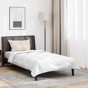 vidaXL Πάπλωμα με μαξιλάρι Λευκό 135 x 200 cm Μικροΐνες
