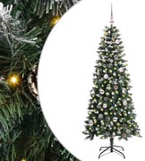 vidaXL Τεχνητό Χριστουγεννιάτικο Δέντρο με 150 LED Πράσινο 150 cm