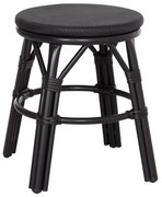 ΣΚΑΜΠΟ ΑΛΟΥΜΙΝΙΟΥ CHINO HM6285.02 BAMBOO LOOK &amp; TEXTILENE ΣΕ ΜΑΥΡΟ Φ36x46Υεκ.