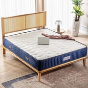 Στρώμα Masaj Terapi 523MRL1159 90x200cm White-Blue Μονό